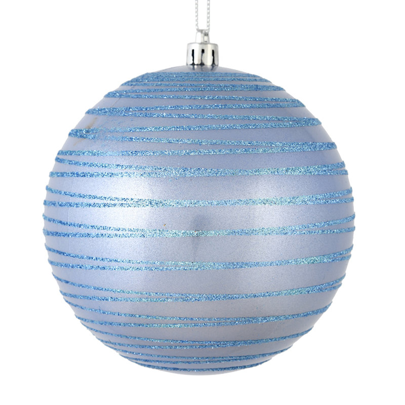Ornement boule de bonbon, Lilas