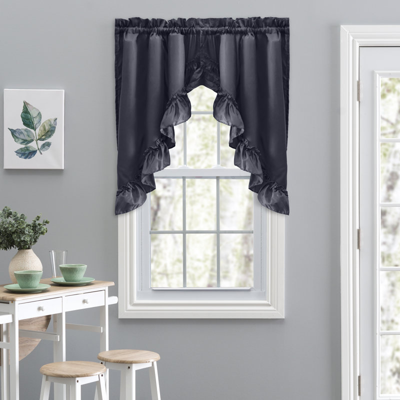 Ellis Swag Window Valance, Navy