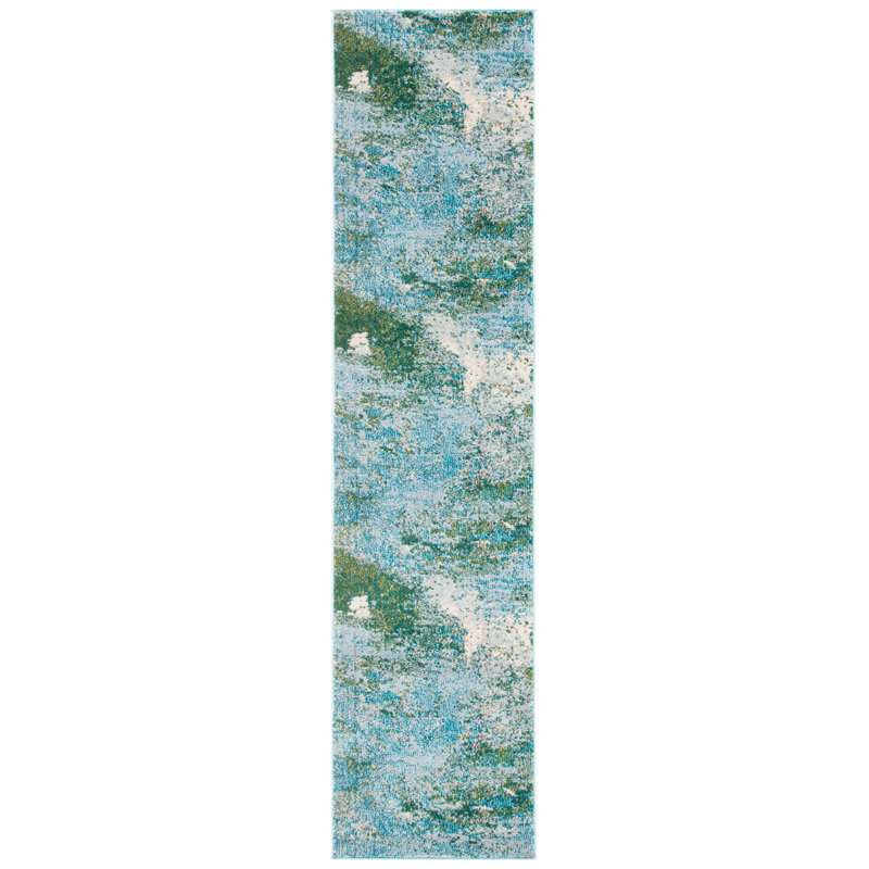 Abstract Area Rug, Runner 66 x 183 cm