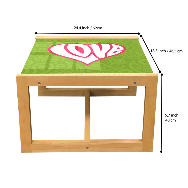 Iov Sled Coffee Table, 62cm H x 46cm W x 40cm D