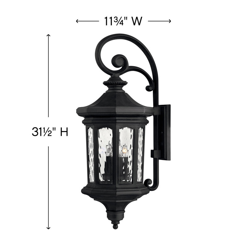 Raley 4-Light Outdoor Wall Lantern