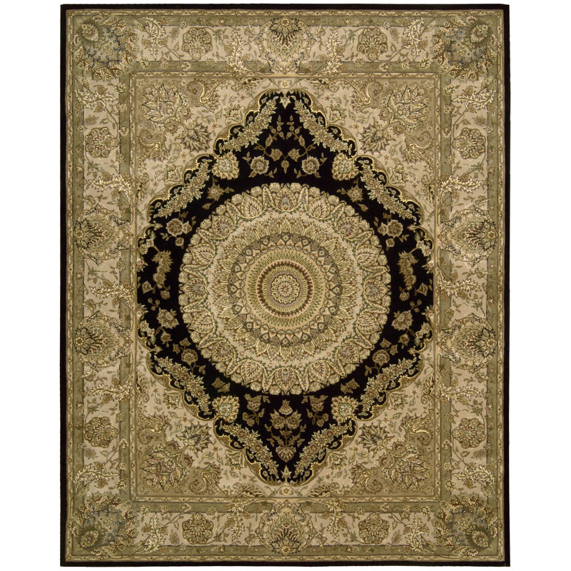 Boothwyn Wool Oriental Indoor Rug, Rectangle 5'6" x 8'6"