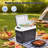 Advwin 31Quart/30L Car Refrigerator 12 Volt Electric Cooler, Portable Plug In Car Cooler For Camping, Travel, Rv, Black