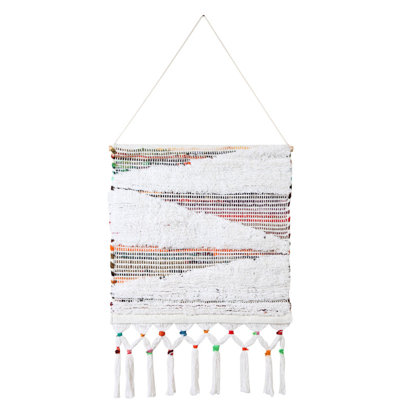 Suspension en coton Chindi Cloudy Day, H 34 po x l 19,5 po