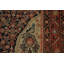 Tapis oriental pré-1900 à teinture végétale antique 4 x 6