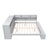 Daybed with Storage Cabinets, Shoe Cabinet and USB Ports-1451225571