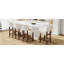 Ensemble de 2 tabourets de bar Mid-Century de 40,4 po avec dossier, tabourets de bar rembourrés en lin avec pieds en bois pour la salle à manger de l'îlot de cuisine, beige