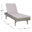 Chaise longue inclinable avec coussins Esmai-359562438