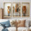Ensemble d'œuvres d'art sur toile «African Traditional Spirit Totems»
