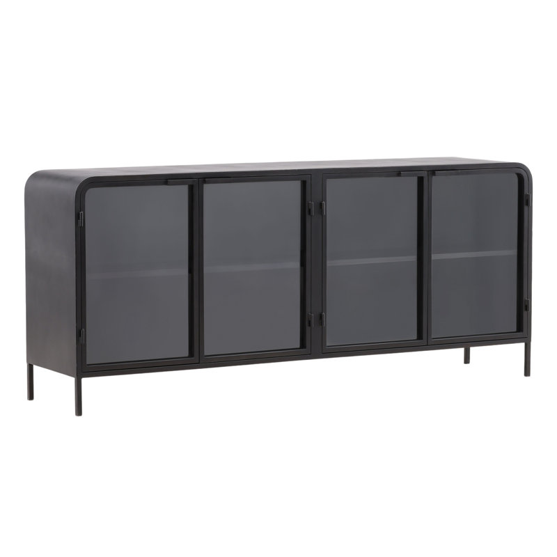 Jarin 79" Wide Sideboard, Black