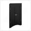 Armoire de buffet, armoire de coin, armoire de coin de plancher de salle de bain avec portes et tablettes, cuisine, salon, armoire de rangement autoportante pour salle de bain