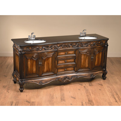 72.5'' Double Bathroom Vanity with Top