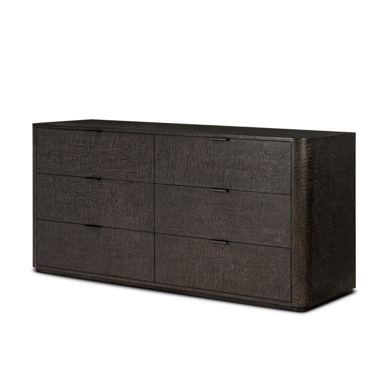 Stenson 6 Drawer Dresser-Dark Tamo Ash Veneer