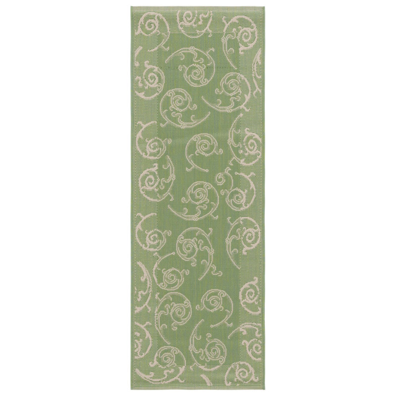 Davonia Performance Oriental Indoor/Outdoor Area Rug, Rectangle 2'7" x 5'