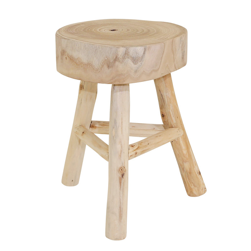 Tabouret d'appoint 16 po H, Ivoire / beige