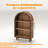 Arched Small Bookcase