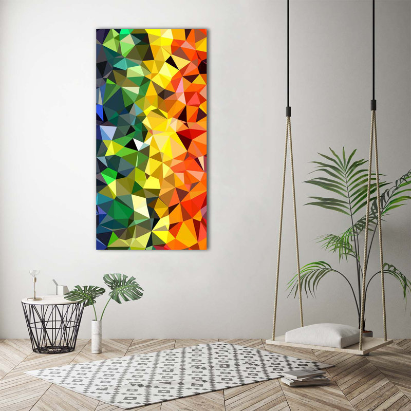 Geometric Background - Wrapped Canvas Print