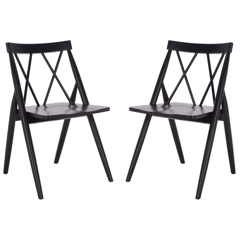 Chaises de salle à manger en bois massif Gayle