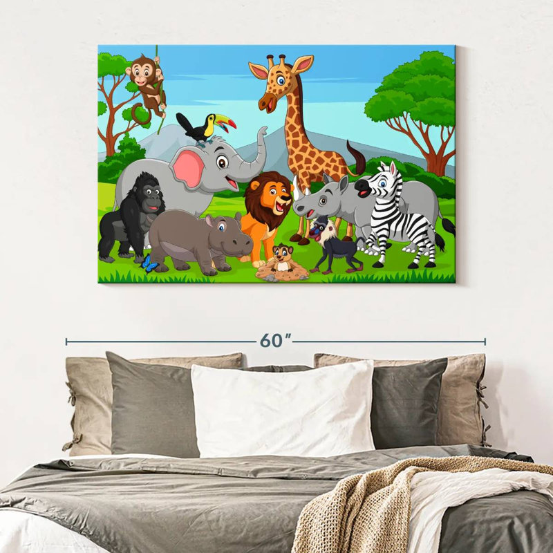 Caricature d'Ashelle pour enfants, H 34 po x l 51 po
