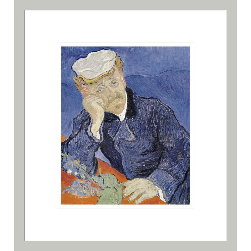 «Dr. Paul Gachet» par Vincent van Gogh, impression giclée encadrée, 15,54 po H x 13,75 po L