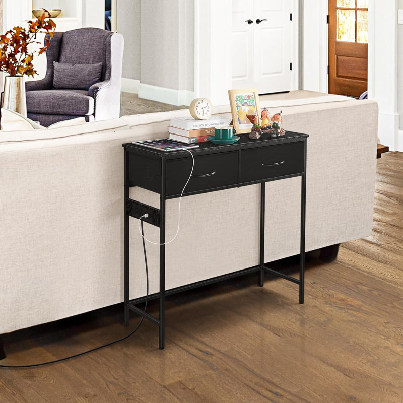 Contrell 31.5 " W Console Table, Black