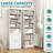 Abheek 71"H X 23.6"W Metal Double Standard Bookcase