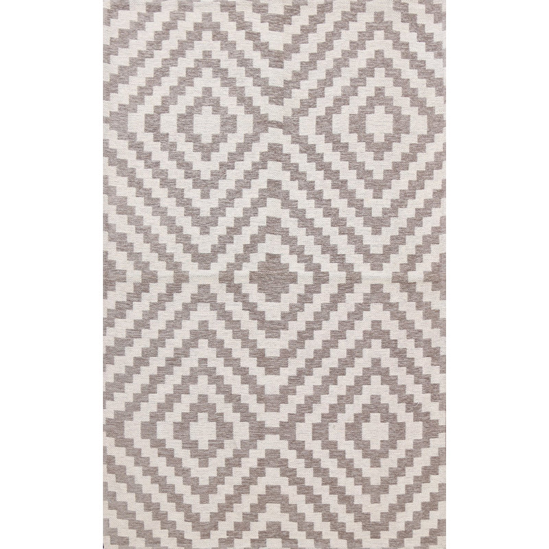 Tapis géométrique ivoire