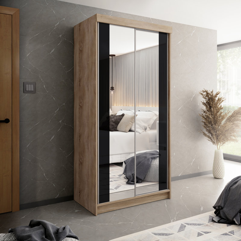 Aireyana 2 Door Wardrobe, Natural Wood