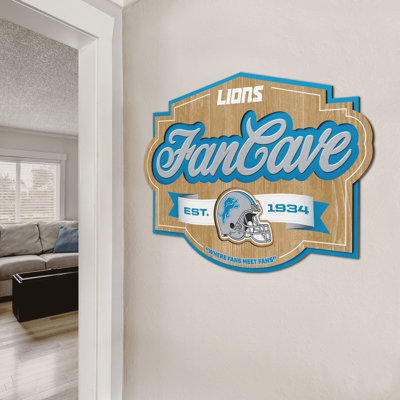 NFL Fan Cave Sign