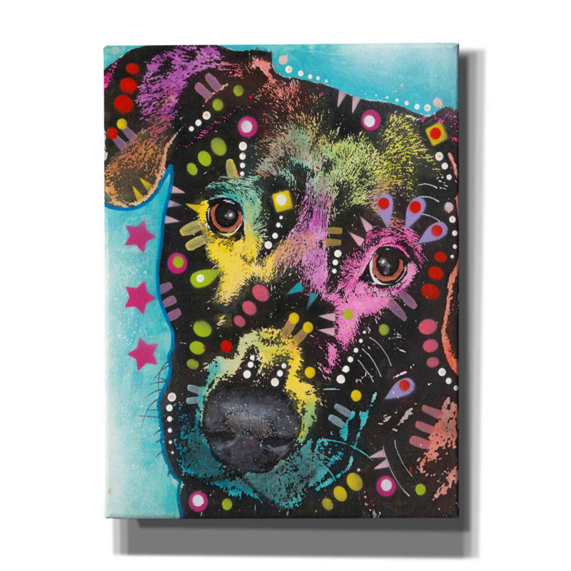«Lab Love 2» par Dean Russo - impression sur toile tendue, H 16 po x l 12 po x P 0,75 po