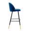 Ensemble de 2 tabourets de bar en velours Cordial Performance-795578435