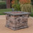 STONEWALL 32” SQUARE PROPANE FIRE PIT.