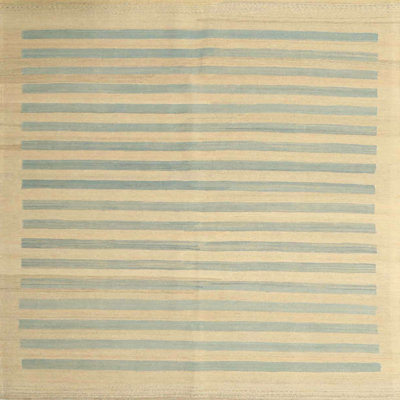 Tapis en vert clair/gris clair contemporain