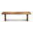 Brown Rectangular Solid Wood Dining Table-245076221