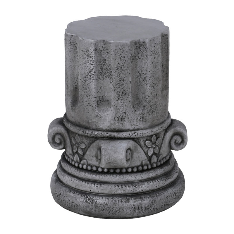 Cement Outdoor End Tables For Patio(Only Including Table)