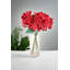 Poinsettia rouge 33 po - Décoration de Noël artificielle, plante artificielle de Noël pour la maison, couronnes et centres de table, ensemble de 2