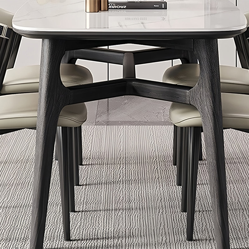 Ensemble de table et chaises Smooth Rock Plate, H 29,52 po x L 62,99 po x l 31,49 po