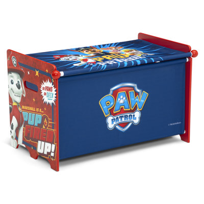 PAW Patrol Toy Box Toy Box with Retractable Fabric Top