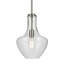 Luminaire suspendu cloche 1 lumière 15,25 "avec verre transparent