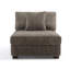 Upholstered Accent Chair with Footstool-675932315