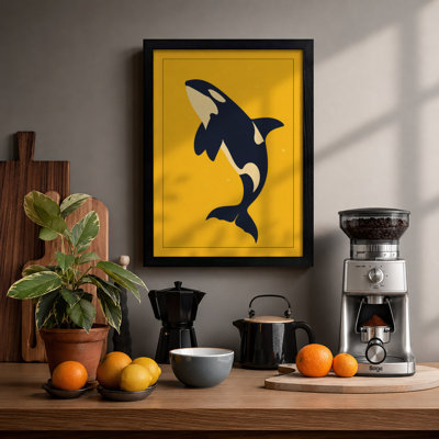 Leaping Orca Modern - Print
