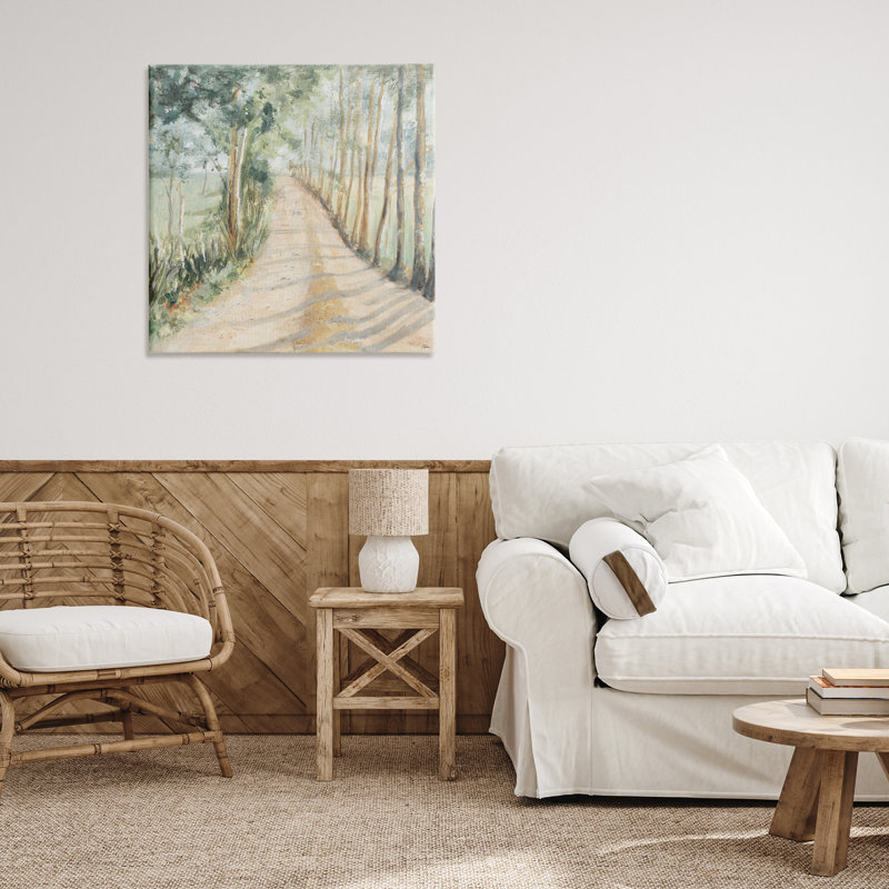 Toile Camino A Casa Pathway, design par Patricia Pinto, H 24 po x l 24 po