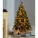 Victorian Lighted Artificial Pine Christmas Tree