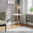 InterGo Modern Nesting Square End Table - Stylish Wooden Living Room Furniture, Minimalist Side Table, Lyell Small Coffee Table