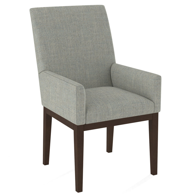 Upholstered Arm Chair, Salvador Butter, Nutmeg