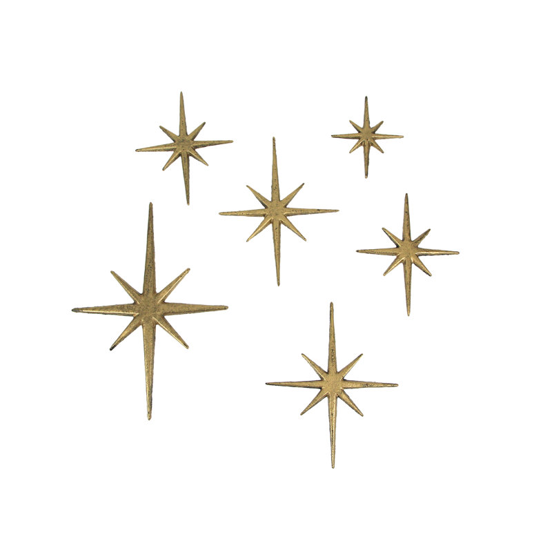 Glam Abstract Wall Decor on Metal