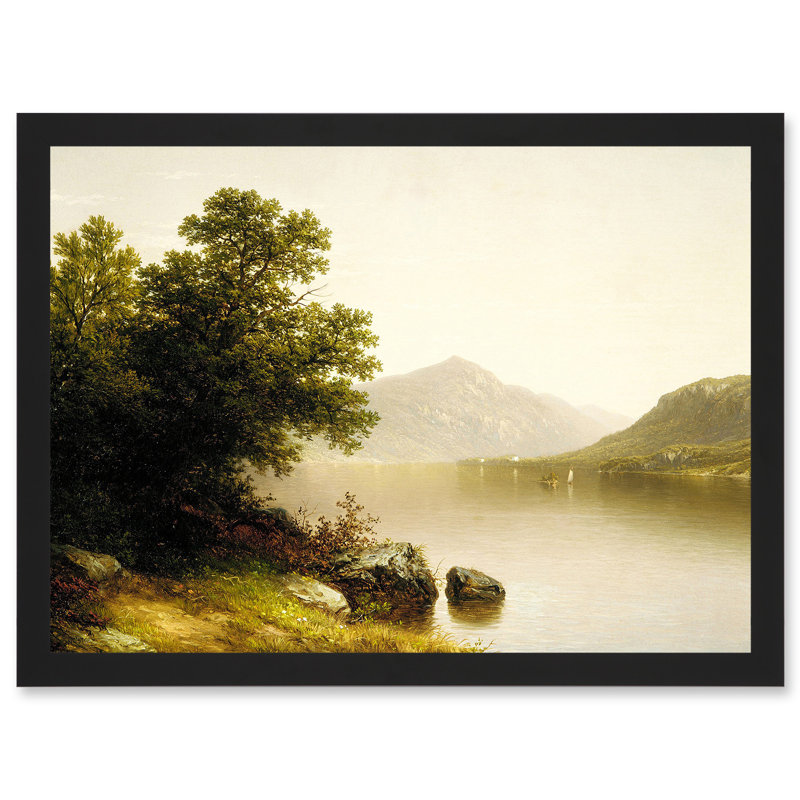 Lake George New York Landscape by John William Casilear - Single Picture Frame Painting