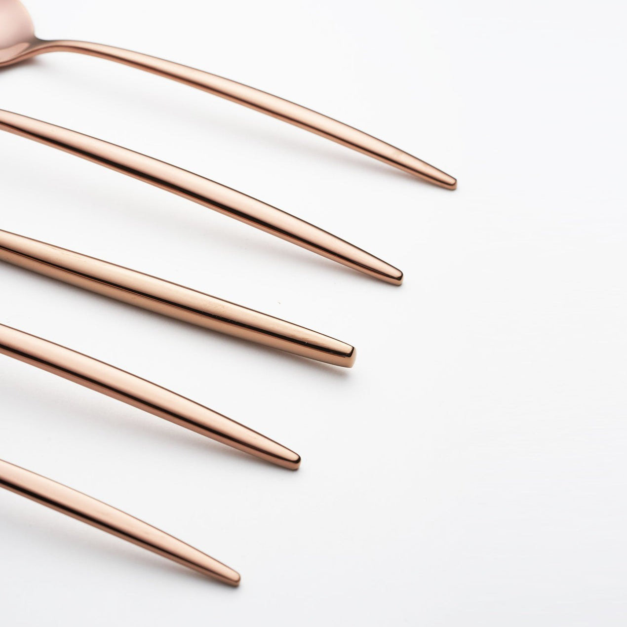 Barrona Stainless Steel Flatware, Copper