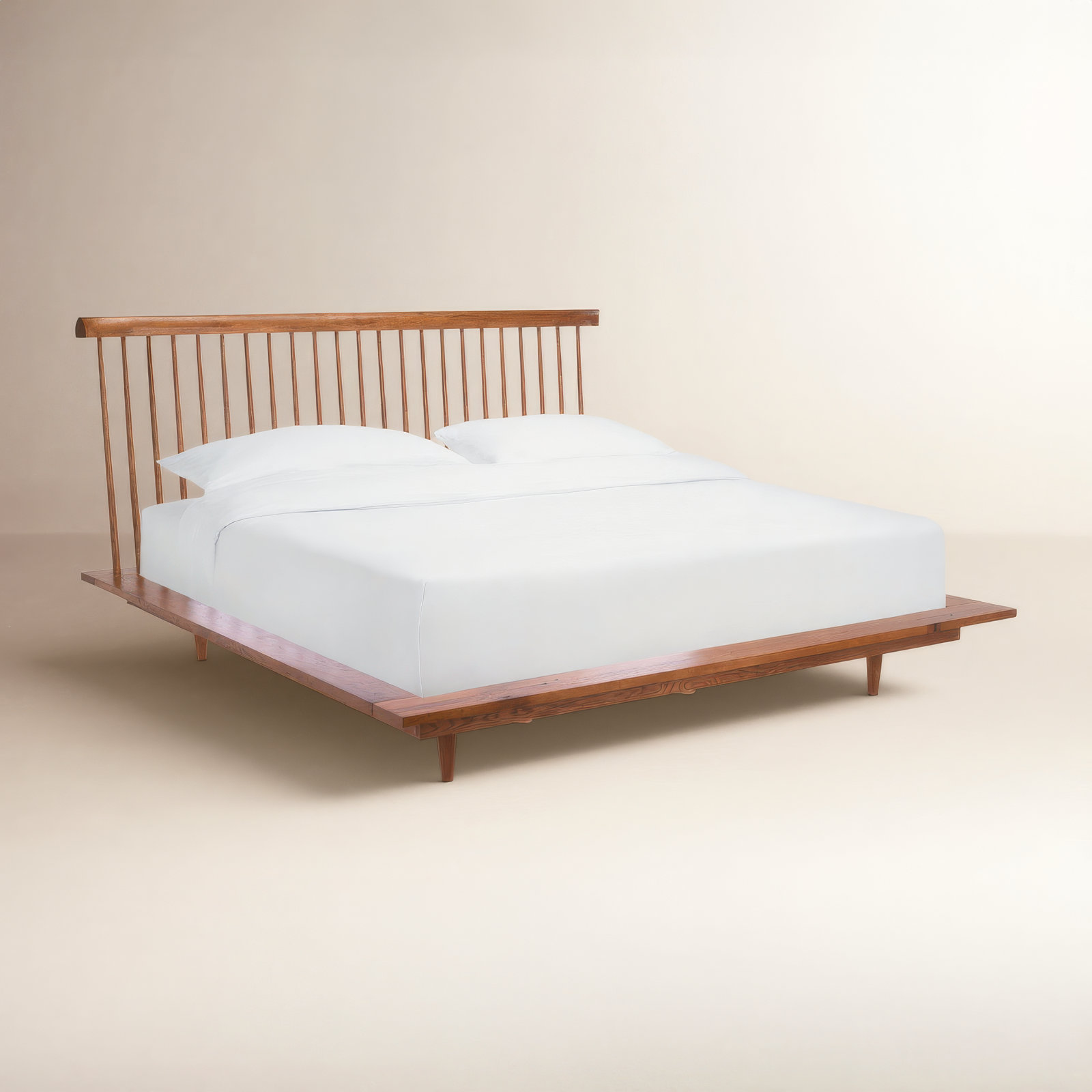 Solid Wood Oak Bed, King
