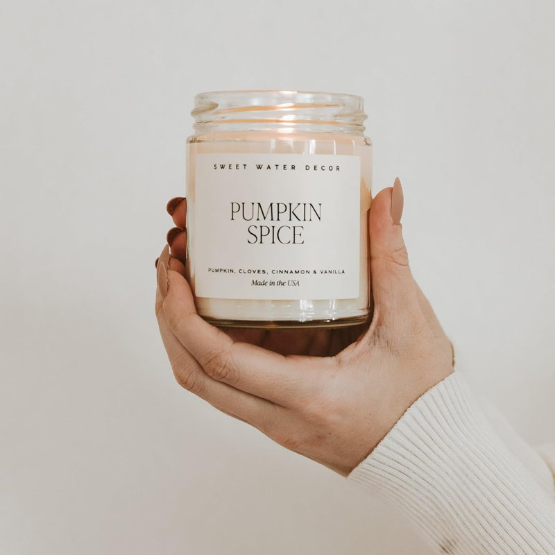 Pumpkin Spice Scented Jar Candle
